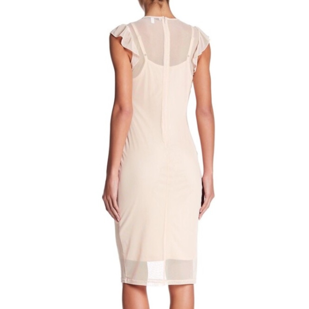 Fourteenth Place Ruffle Bodycon Dress Size Large - Picture 2 of 4